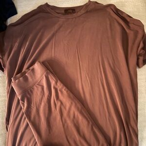 Nuuds chocolate brown biker set
Size small Worn handful of times